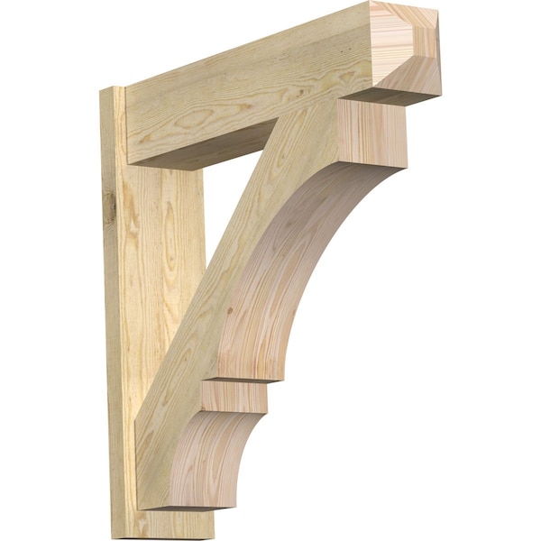 Ekena Millwork Balboa Craftsman Rough Sawn Outlooker, Douglas Fir, 8"W x 34"D x 34"H OUT08X34X34BOA04RDF - main